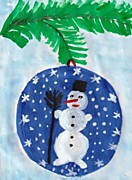 Сафиханова Самира Раминовна СП ДО МАОУ Созоновской СОШ Тюменский муниципальный округ Ёлочная игрушка-снеговик»